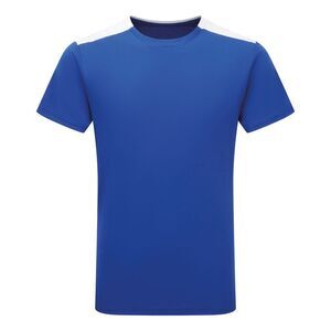 TriDri Unisex Adult Performance Contrast T-Shirt / Royal Blue/White